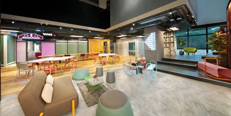 Connect, the lobby of Lyf Funan Singapore