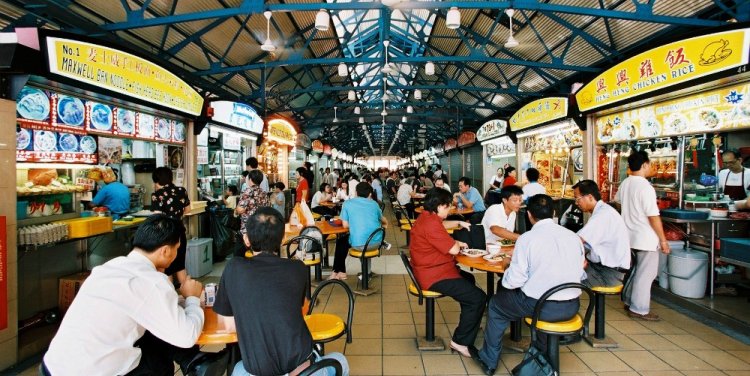 Maxwell Food Centre; photo credit: Singapore Tourism Board