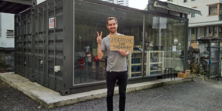 Mikkel Borg Bjergsø at Mikkeller Bar Singapore