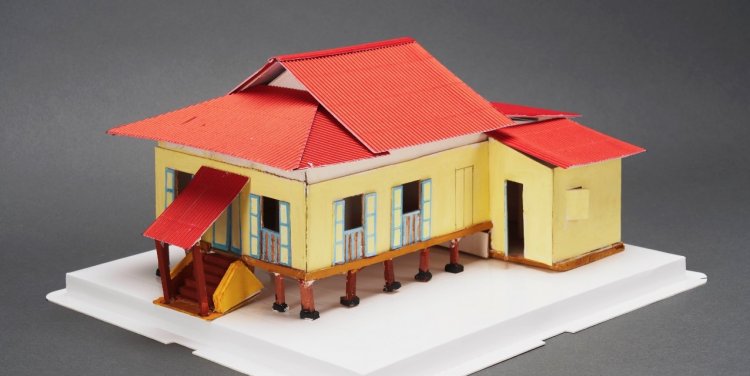 Model of Mohd Gazali bin Mohd Arshad’s childhood home