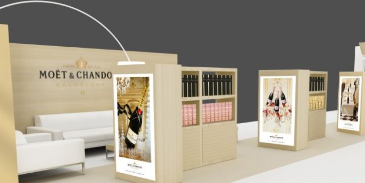 Moet & Chandon pop-up store at ION Orchard; Singapore