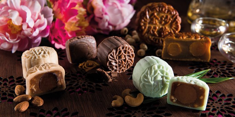 Snow skin moon cakes by SweetSpot in Marina Bay Sands