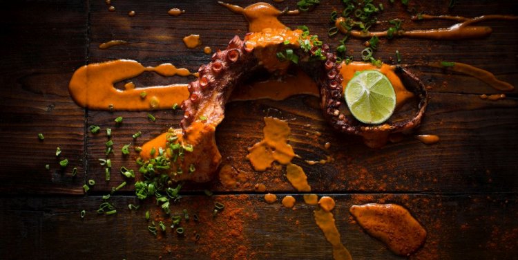 Moosehead's Grilled Octopus