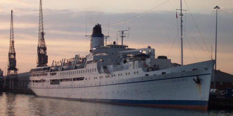 MV Doulos. Photo Credit Christopher J. Wood.