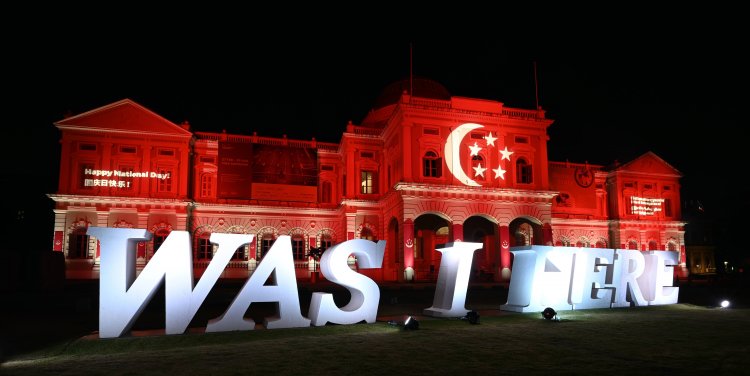 National Museum of Singapore 2021 light up (Credit: NHB)