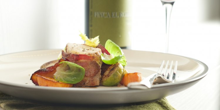 Waterfall Café's oven-roasted guinea fowl with Finca el Romero