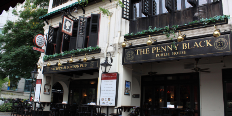 The Penny Black Victorian London Club, Singapore