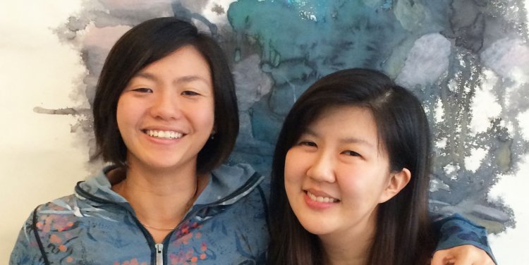 Qiuyan Tian and Michelle Chan of Art Loft, Singapore