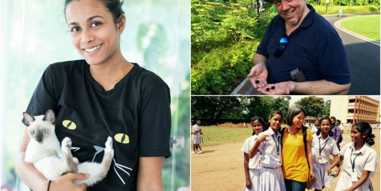 Clockwise from left: Thenuga Vijakuma, Tony O' Dempsey, Adrianna Tan