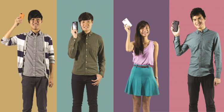 Chan Jing Hao, Lee Yumei, Malvin Chua and Jonathan Tan from Put It On Friend Mod