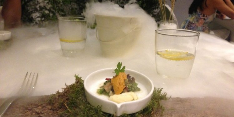 Pork belly meets sea urchin at Nutopia