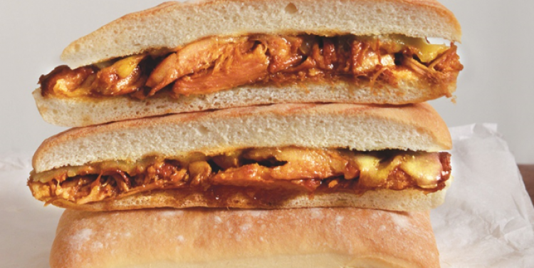 Pork cheek gruyere panini at W39 