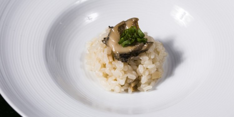Rizu's abalone risotto