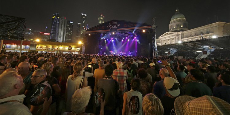 Coyote Stage at the 2015 Formula 1 Singapore Airlines Singapore Grand Prix