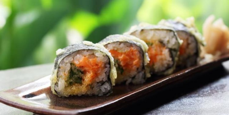 Crispy Spicy Salmon Roll