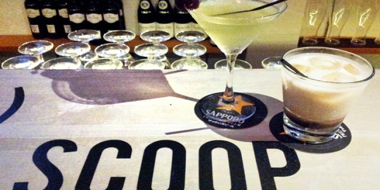 Apples and Pears, and a White Russian at SCOOP, Singapore