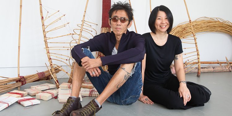 Artist Zai Kuning and curator June Yap