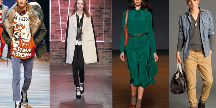 L-R: D&G, DKNY, Marc by Marc Jacobs, A/X