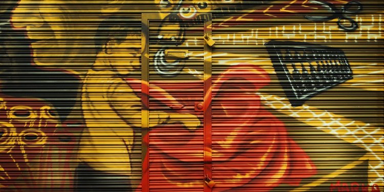 Shutter art in Sham Shui Po