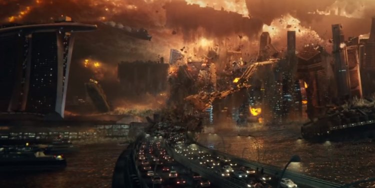 Singapore in the trailer for Independence Day: Resurgence