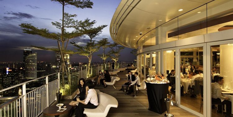 Outdoor Terrace at Sky on 57