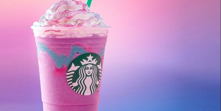 Unicorn Frappuccino. Photo credit: Starbucks