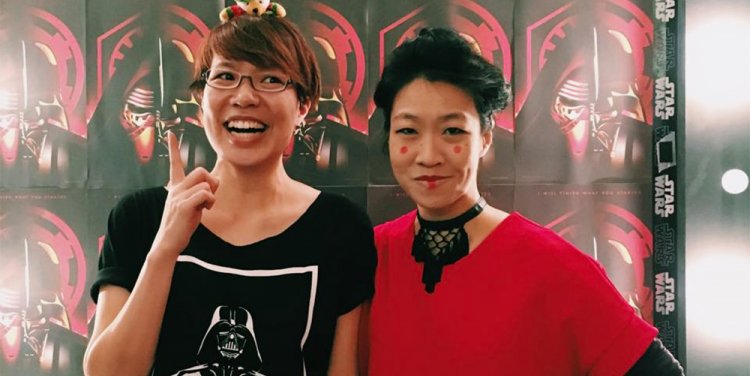 The Tan sisters, Sharon (left) and Karen