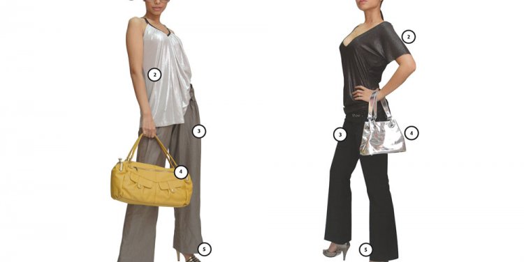 Left: Parisian Chic from Topshop; Right: Hollywood Glam from River Island