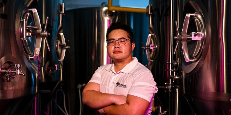 Head Brewer and Director of Sunbird Brewing Company, Clive Tan
