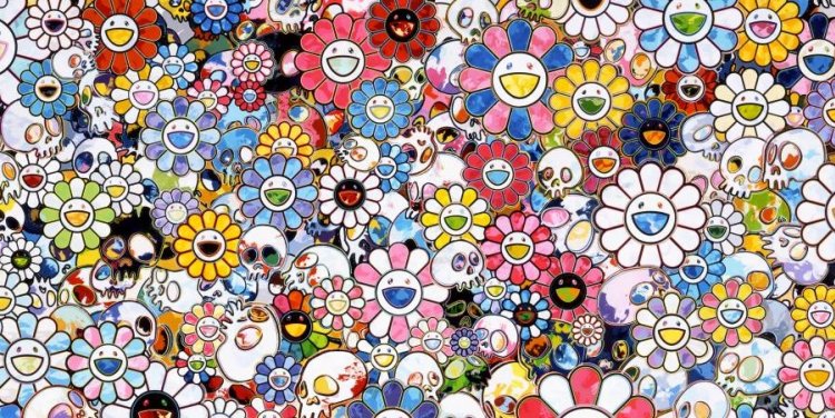 This Merciless World, 2014, Takashi Murakami, Acrylic on canvas mounted on aluminum frame, 1990 x 1530 x 50.8 mm ©2014 Takashi Murakami/Kaikai Kiki Co., Ltd. All Rights Reserved.