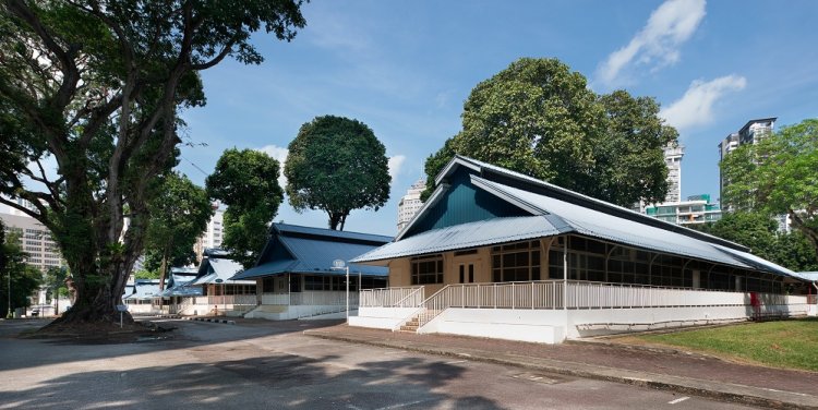 Tan Tock Seng Hospital’s pavilion wards. Image courtesy of NHB