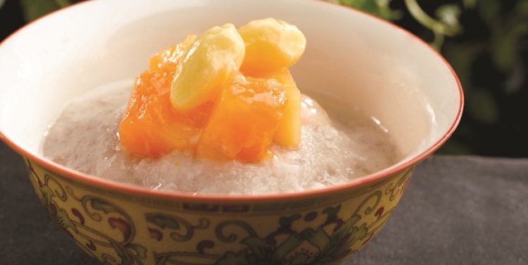 Taro paste with pumpkin at Restaurant HOME