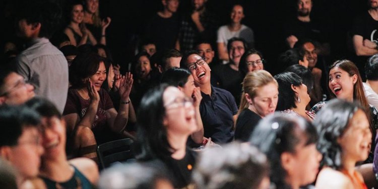 Audience at The Latecomers show 