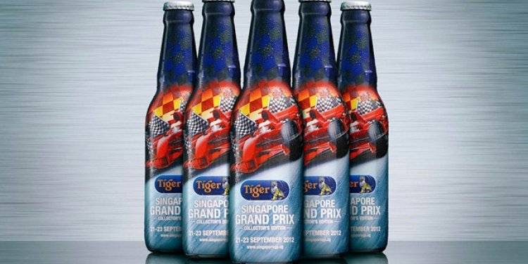 Tiger Beer F1 Collectors' Edition Bottles