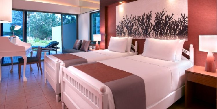 Twin room at the Angsana Bintan