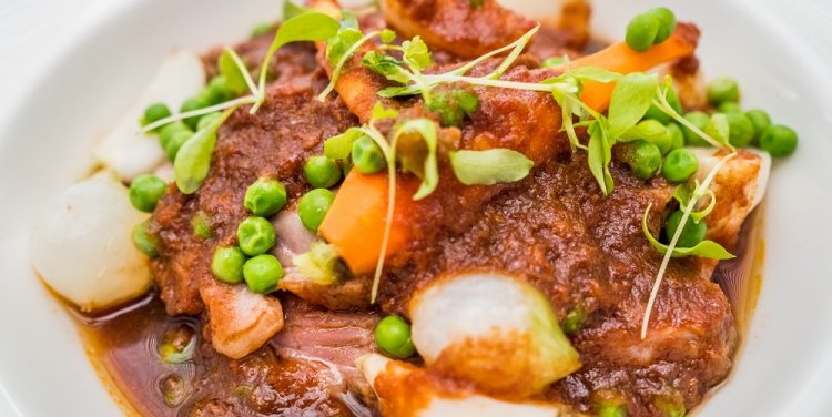 Slow-cooked lamb rump at The White Rabbit