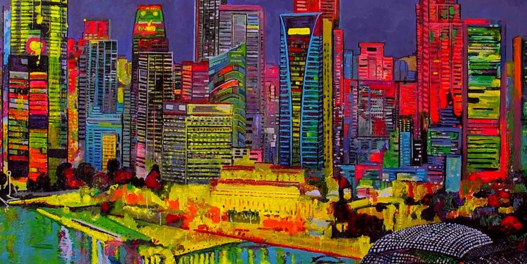 Blazing City, Barnadas Huang Gallery, Singapore