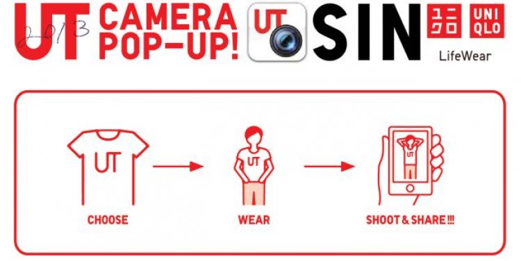 UT Camera Booth; Uniqlo Suntec City, Singapore