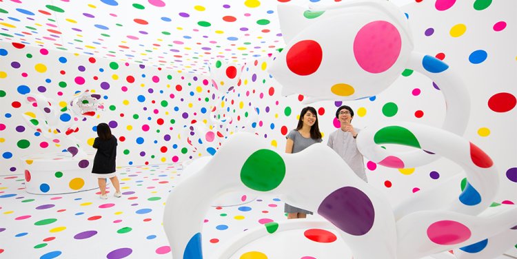 "Yayoi Kusama: Life is the Heart of a Rainbow" at National Gallery Singapore