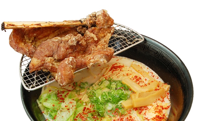 Black pig spare rib ramen at Tampopo 