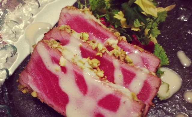 Seared tuna at Dolcetto by Basilico