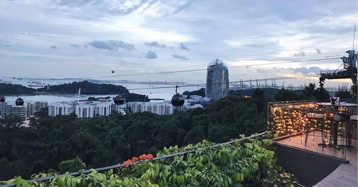 It's all about the views at this new restaurant on Mount Faber SG