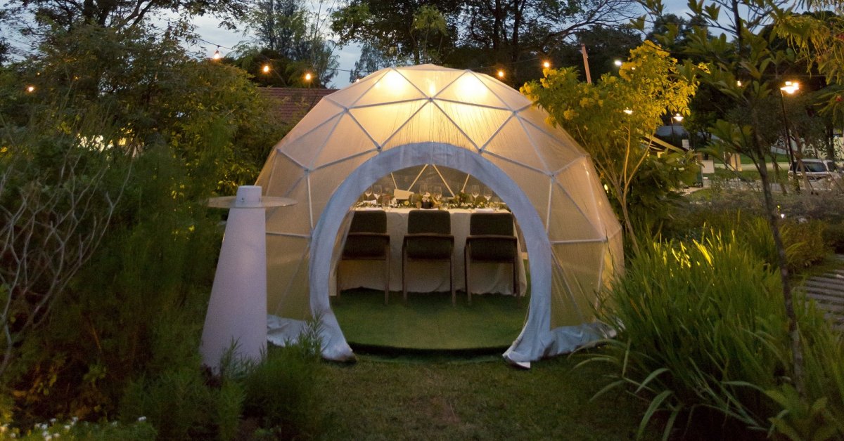 hire garden dome