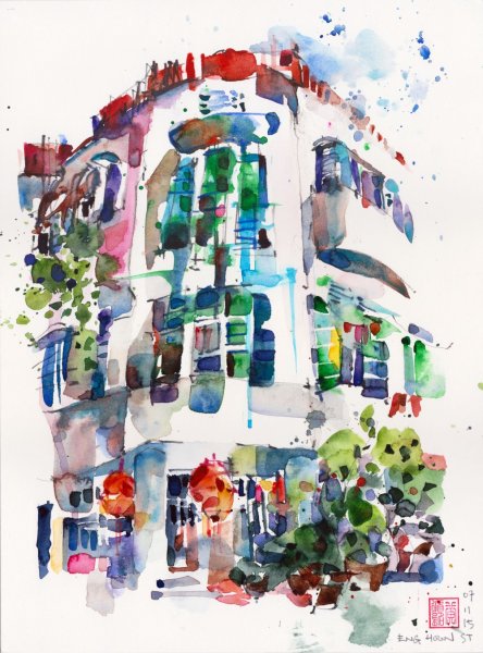 , These brightly colored watercolors of Singapore&#8217;s cityscape will get you through the week