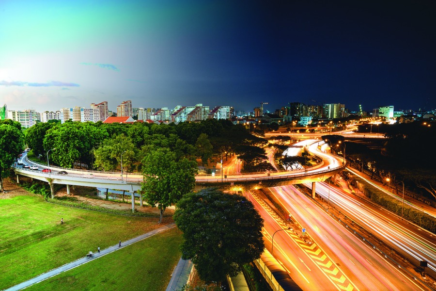 , These images of Singapore transitioning from day to night will amaze you