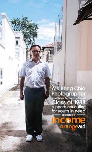 , Prominent Singaporean personalities wear their old school uniforms for a good cause