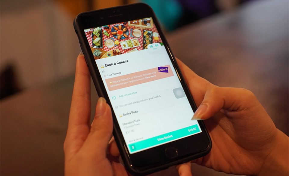 , The second Deliveroo Editions site comes with a modest dine-in area
