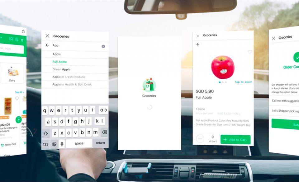 , You can soon shop for groceries and read content using Grab on their new interface