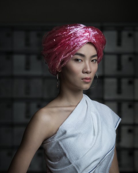 , This Singaporean fashion photographer turns everyday items into couture headpieces