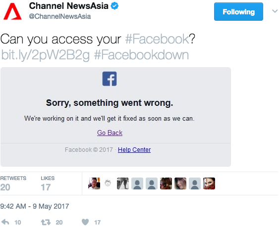 , This morning&#8217;s Facebook outage in Singapore shows how dependent we are